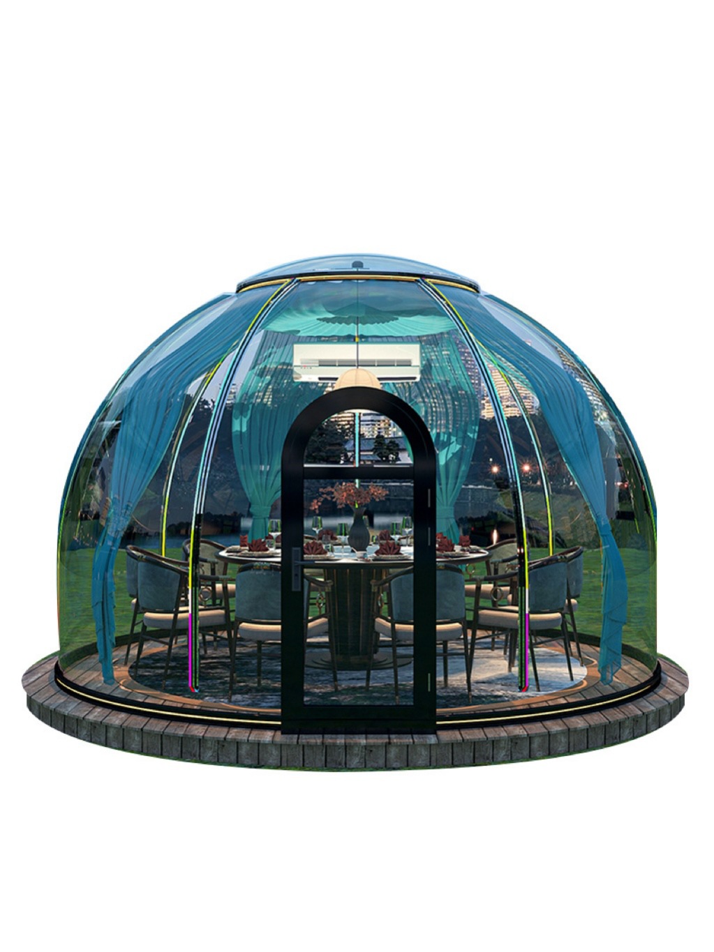 Outdoor Camping Exhibition - Casa Bolha Transparente, Tenda de Glamping