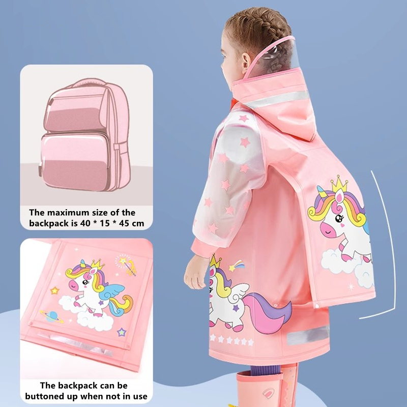 Camping Rain Poncho - Crianças capa de chuva à prova