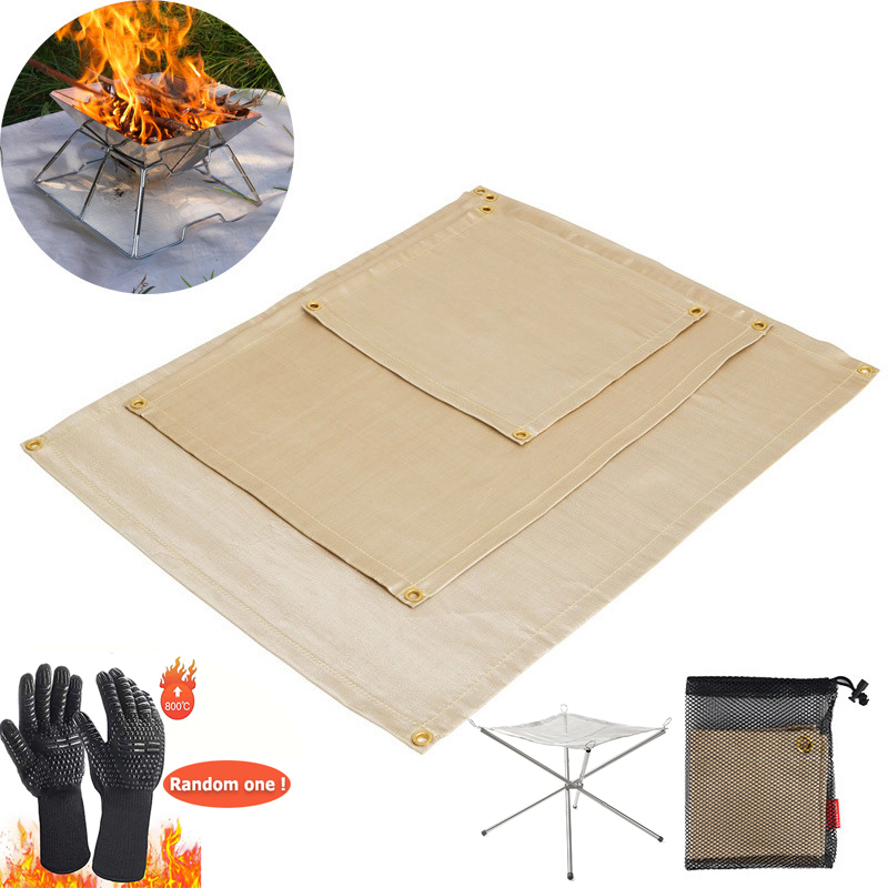 Outdoor Camping Rugs - Manta de Fibra de Vidro Retardante