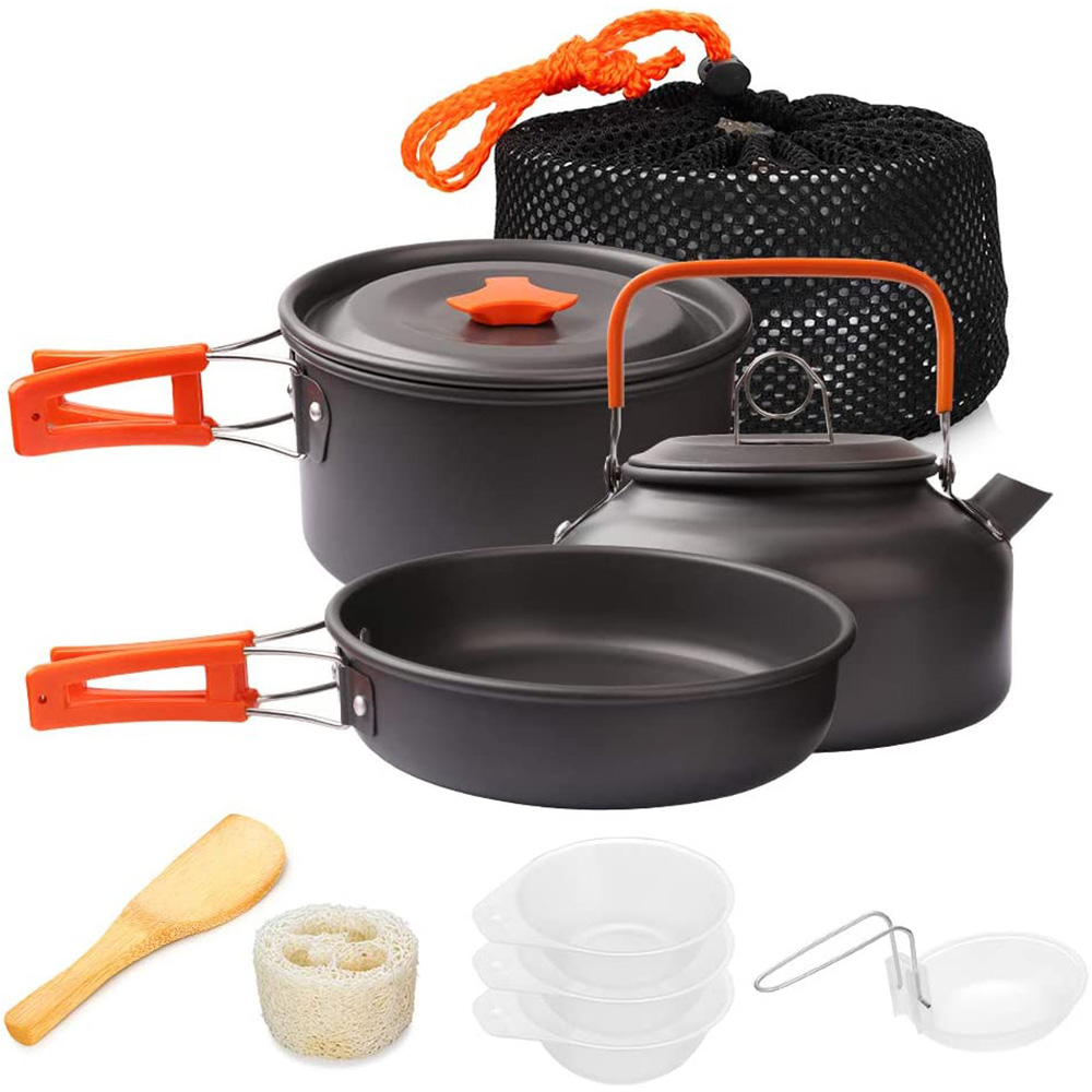Outdoor Camping Dining Set - 1 pçs/1 conjunto kit de panelas