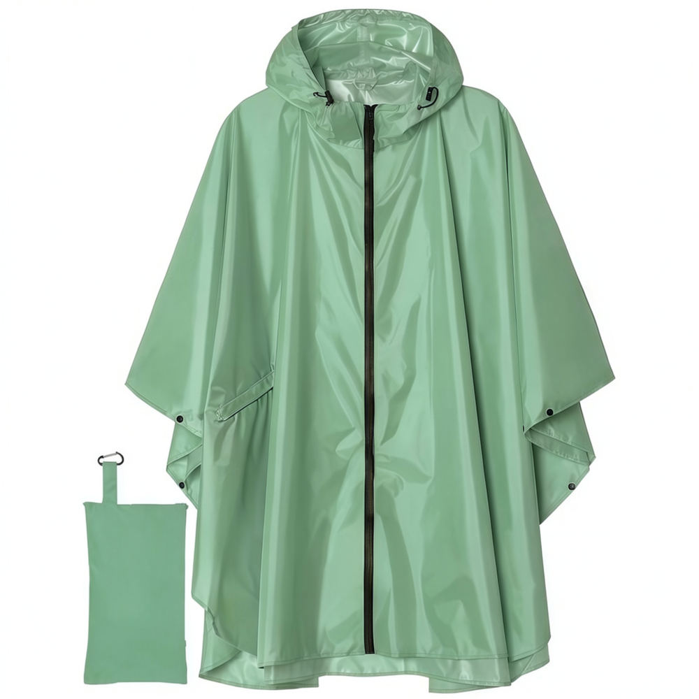 Camping Rain Poncho - Poncho de chuva impermeável e resistente,