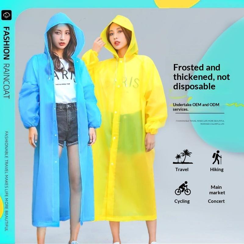 Nova Capa de Chuva Impermeável - Camping Rain Poncho avaliação e preço
