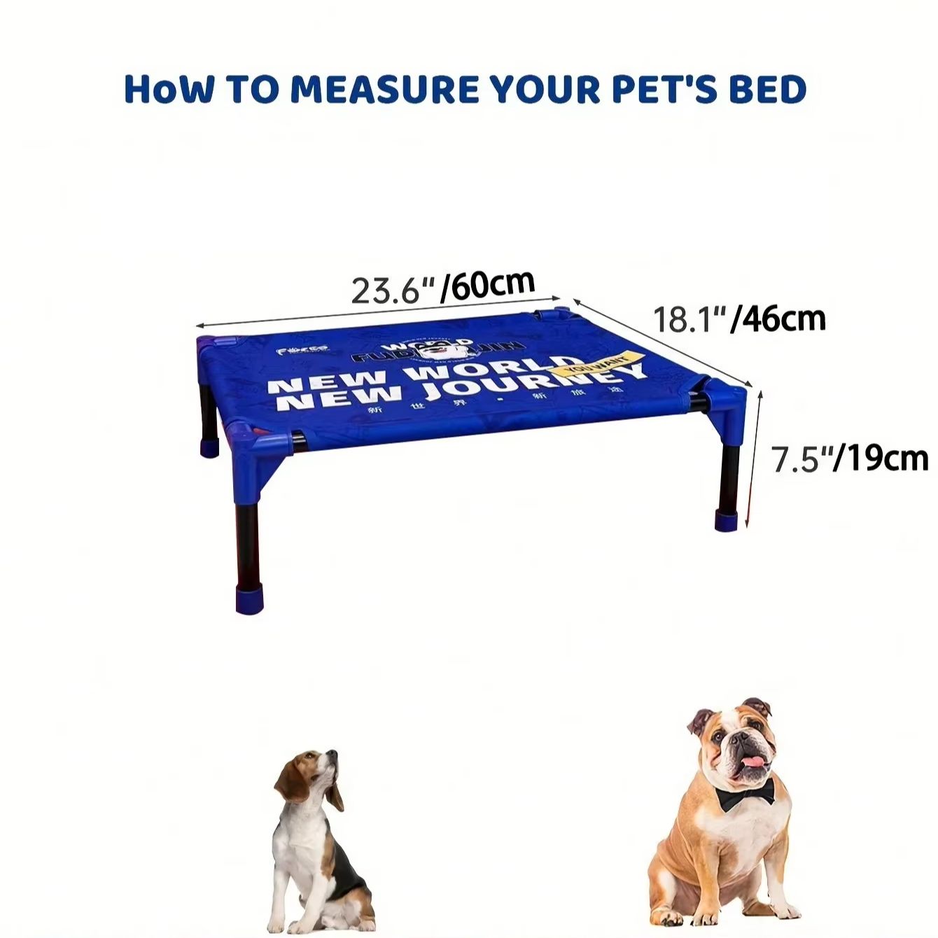 Cama Elevada Portátil para Cãe - Outdoor Camping Dog Bed avaliação e preço
