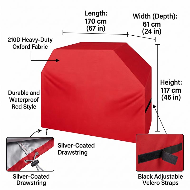 Capa para Churrasqueira 210D à - Outdoor Camping Trolley avaliação e preço