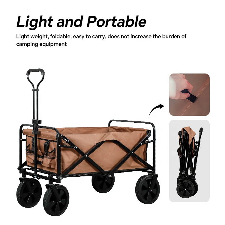 Carrinho de Pesca HOMFUL Dobrá - Outdoor Camping Trolley avaliação e preço