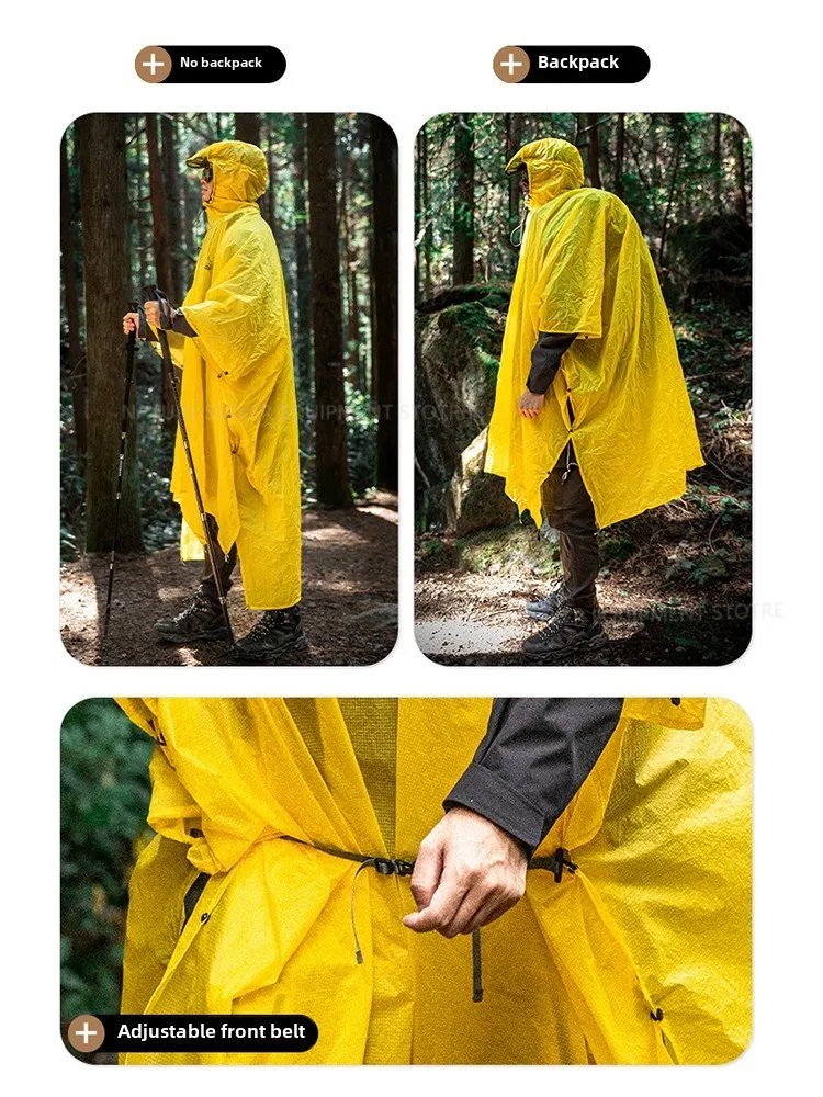 Capa de chuva 15d/210t, à prov - Camping Rain Poncho avaliação e preço